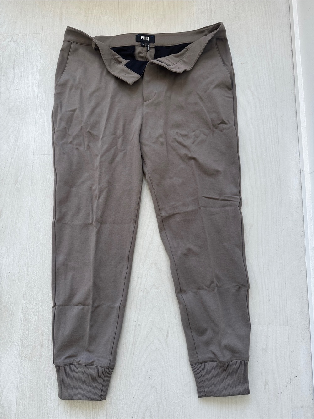 PAIGE Men's Taupe Grey Jogger Sweatpants